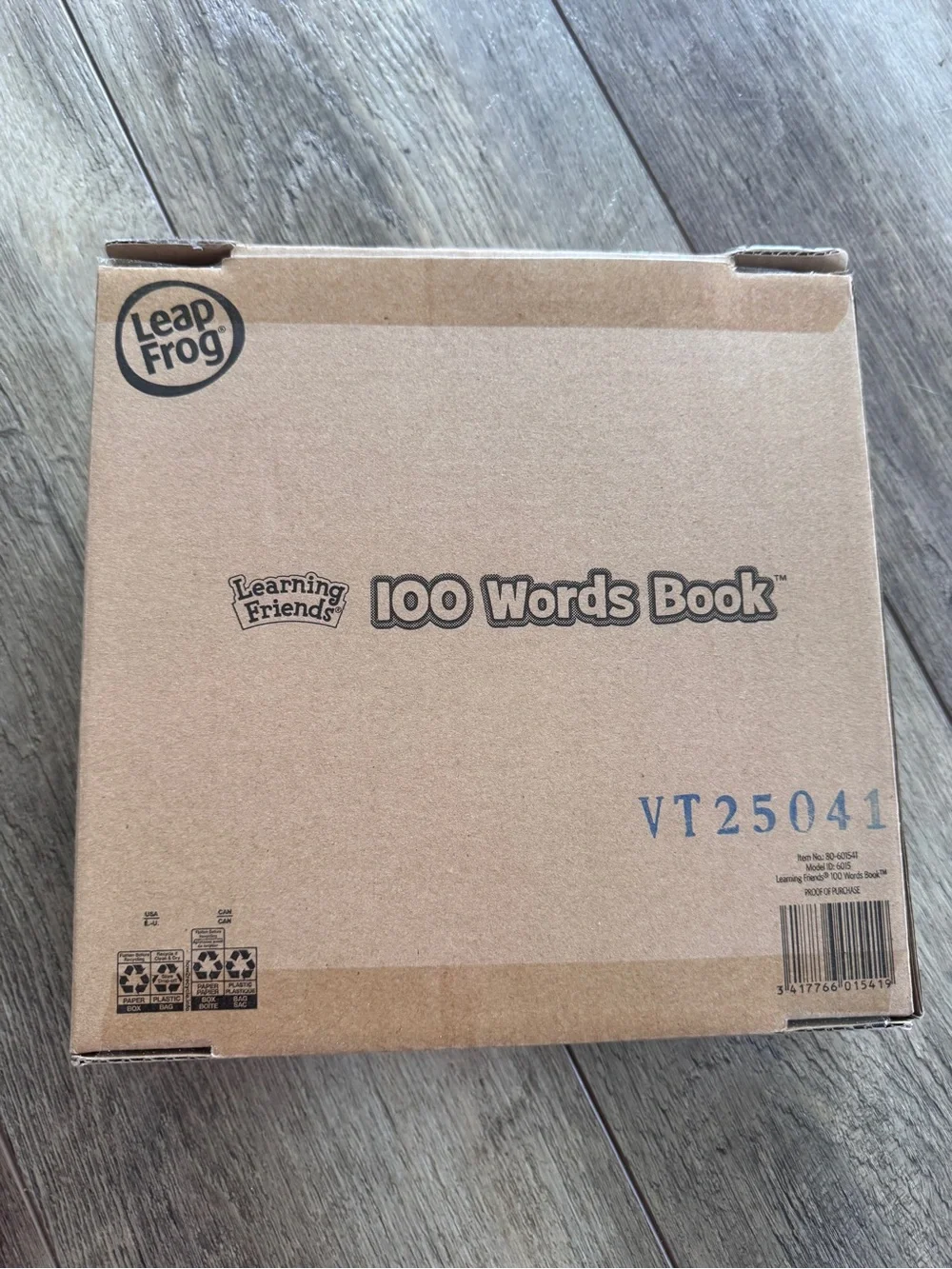 Learning Friends 100 Words Book - Blue & Green NEW IN BOX Baby Toddler Game